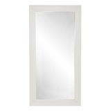 Espelho De Luxo Branco Moldura Trabalhada 50x100 Para Corpo