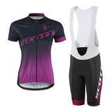 Uniforme De Ciclismo Dama Cortos