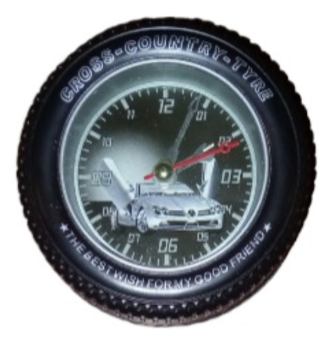 Reloj Despertador Rueda Auto Retro Vintage 