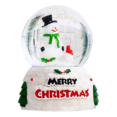 Bola De Cristal Bola De Nieve Navideña Muñeco De Nieve L