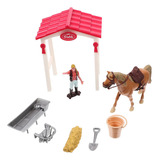 Juguetes Para Niños, Simulación, Modelo De Casa De Caballos,