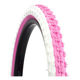 Dos Llantas 20 X 2.125 K50 Rosa Blanco Rosa + Dos Camaras