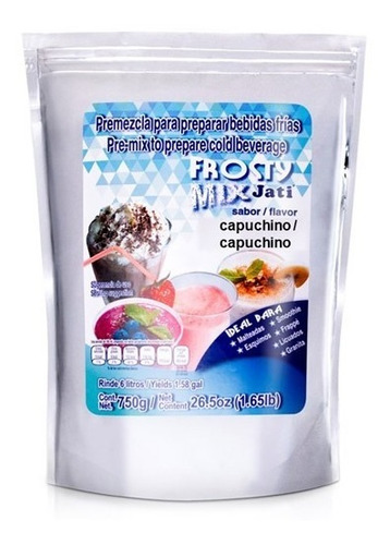 Sustituto Para Malteada, Eskimos Y Frappe Frosty 750gr