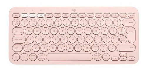 Teclado Inalámbrico Logitech K380, Bluetooth, Pink, Español