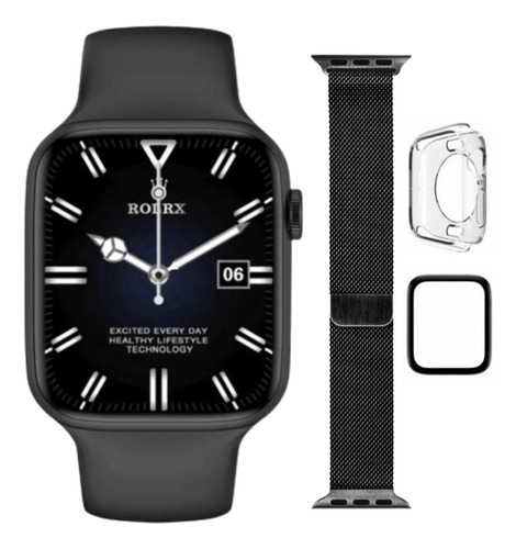 Relógio Smartwatch Feminino Masculino W28 Pro Série8 Lançame