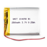 2500mah Bateria Recargable Lipo 104050 3.7v 50x40x10 Mm