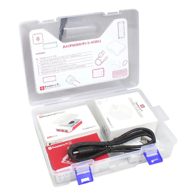 Kit Raspberry Pi 5 4gb Fuente Case Ventilador Disipador Hdmi | Envío gratis