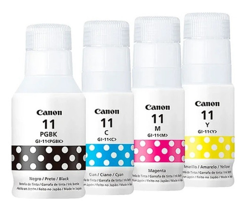 Tinta Canon Gi-11 Pack G3160 / G2160