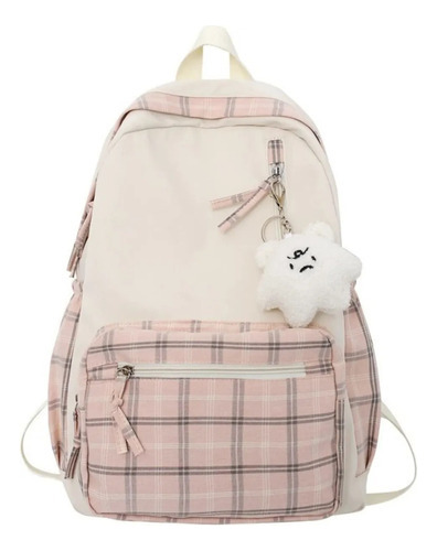 Aesthetic Backpack Mochila Kawaii Para Niñas Y Adolescentes