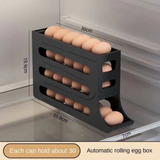 Organizador Automático De Huevos Enrollable, Organizador De