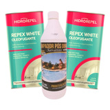 Kit 2 Repex White Oleofugante 900ml + 1 Detergente Alcalino 