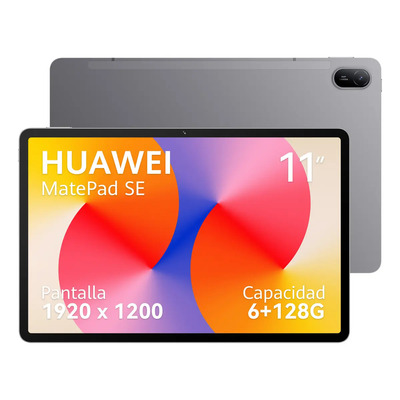 Tablet Huawei Matepad Se 11 6 GB + 128 GB Pantalla FullView de 11”, Superbatería de 7700 mAh, Wi-Fi\u002FBluetooth, Gris | Meses sin interés