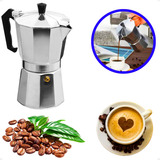 Cafeteira Italiana Inox Moka 450ml 9 Xícaras Café Expresso