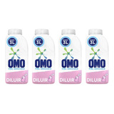 Omo Detergente Hipoalergénico Para Diluir 500ml X 4 Unds