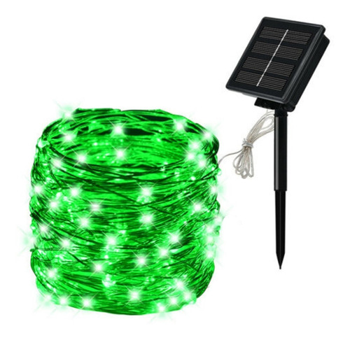 Cordão Solar Fio Luz De Fada 200 Leds 20 Metros 8 Funções 