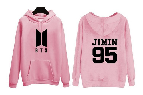 Moletom Capuz Bolso Unissex Canguru Feminino Bts Jimin 95