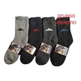 Pack 12 Pares Calcetines Medias Bambú Hombre Grueso Invierno