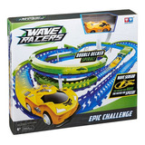 Pista Wave Racers Epic Challenge Color Azul Marino