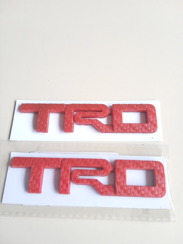 Emblema Toyota Trd Rojo Tundra Hilux Meru Fortuner 4runner  Foto 2