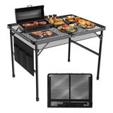 Mesa De Parrilla Plegable De 3 X 2 Pies, Mesa De Campin...