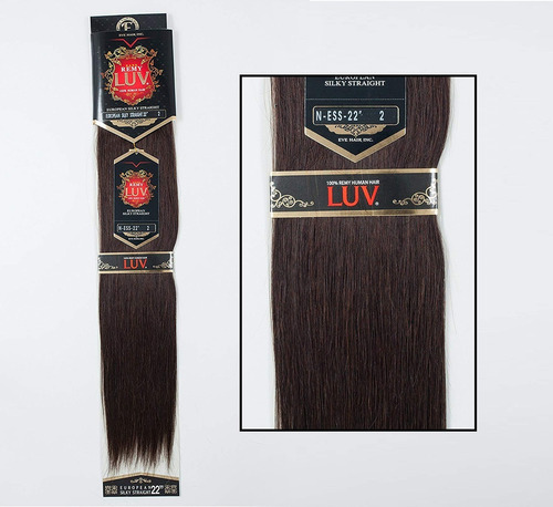 Extension Luv Remy 100% Humano Remy 22 PLG 1.5mts Basicos