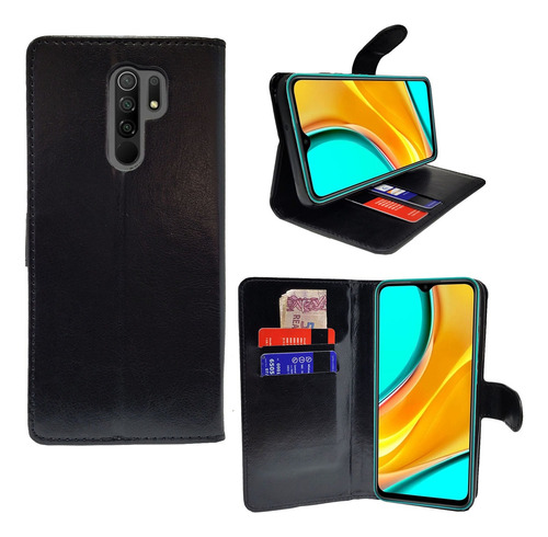 Capa Capinha Case Carteira P/ Xiaomi Redmi 9