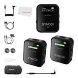 Synco G2-a2 Lavalier Micrófono 2.4g Solapa Microfone Lavalie