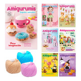 Kit 7 Revistas Amigurumis Crochet Adorable 3 Ovillos Arcadia