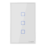 Interruptor Touch De Pared Sonoff De 3 Apagadores Wifi