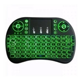 Mini Teclado Iluminado Air Mouse Touch Wireless 3 Cores Led