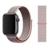 Correa Para Apple Watch Nylon Velcro 38 / 40 / 42 / 44 Mm 