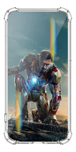 Carcasa Sticker Iron Man D4 Para Todos Los Modelos Xiaomi