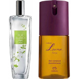 Natura Luna Deo Corporal 100ml + Avon Pur Blanca Colônia 75ml Para Mulher Kit 2 Perfumes