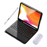 Case Com Teclado + Mouse + Caneta Para iPad 10th - Bluetooth