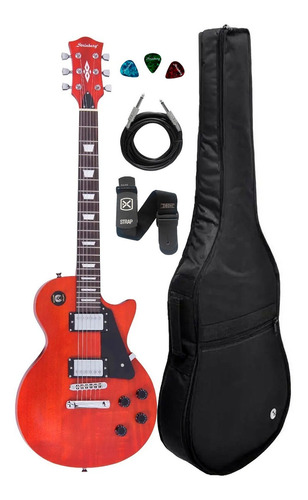 Guitarra Strinberg Les Paul Lps260 Mgs + Kit Capa Luxo Cabo