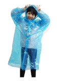 Pack 5 Ponchos Capa Impermeable De Lluvia Para Niños Niñas