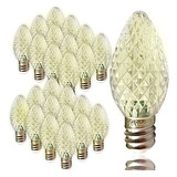 Paquete De 25 Bombillas Led Para Candelabro, Base E12, C7, L