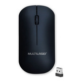 Mouse Sem Fio Ergonomico 1200 Dpi Preto Usb Economiza Pilha