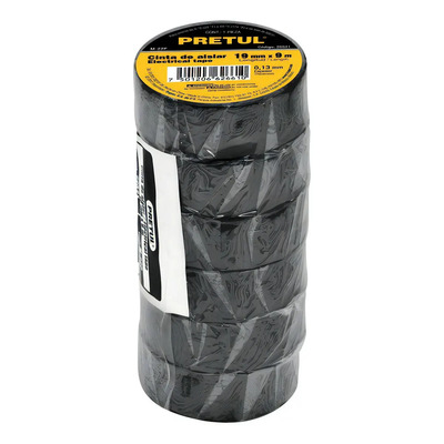 Cinta De Aislar 9m X 19 Mm Pretul 20521 Paquete Con 6 Piezas | MercadoLibre