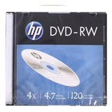 Kit 10 Disco Hp Dvd -rw  Regravável 4.7gb 120min 4x