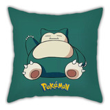 Cojín Almohada Decoración Hogar Animé Pokémon Snorlax Go