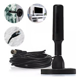 Kit Antena Tv Digital Interna / Externa Prova D Agua 5m Cabo