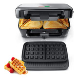 Plancha De Gofres Y Sándwich 3 En 1 Fohere 1200w