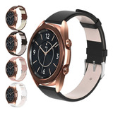 Correa De Piel Lisa Premium Para Galaxy Watch 3 41 Mm