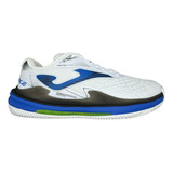 Tenis Joma Ace Men 2402 White Blue Tennis Fronton 