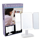 Beautyfold Espejo De Tocador Con Luces Y Aumento 3x/2x/1x, E