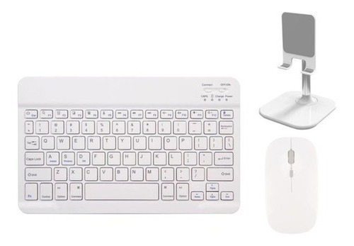 Kit De Teclado Bluetooth Ratón, Soporte Para Teléfono/tablet