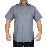 Camisa De Uniforme Para Hombre De Manga Corta, 100% Poliéste