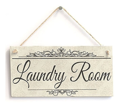 Meijiafei Laundry Room - Placa De Pvc Vintage De 10.0 X 5.0