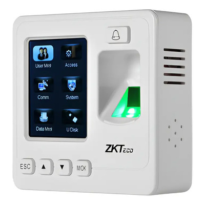 Control de Asistencia ZKTeco Huella Digital Tarjeta Pantalla TFT 2.4\